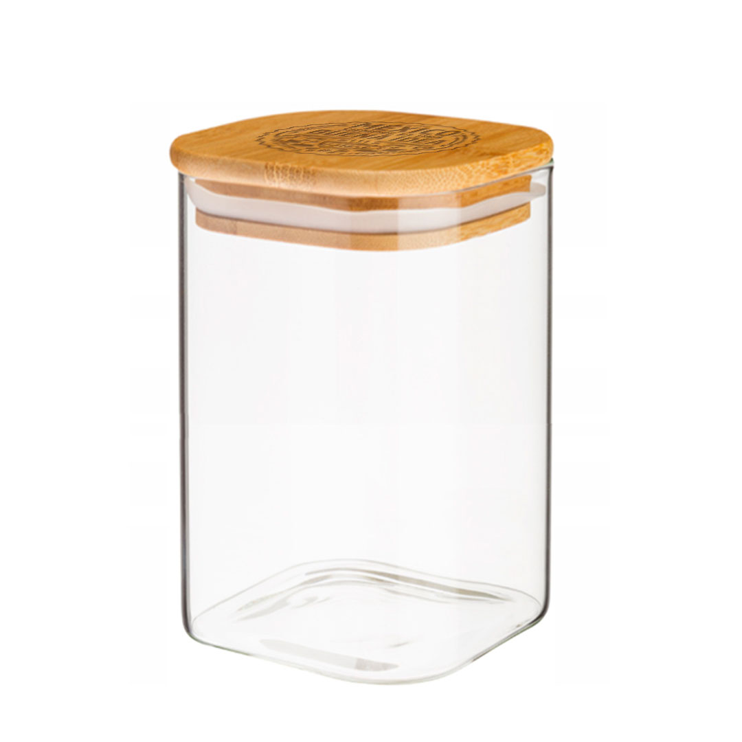 Frasco de vidrio hermético